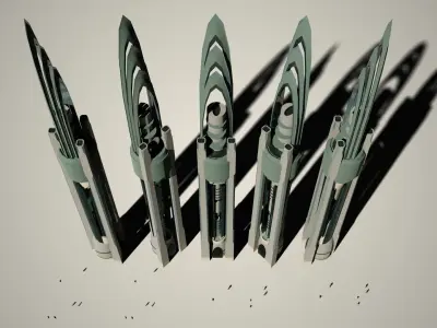 Iso Tower35 Free low-poly 3D model