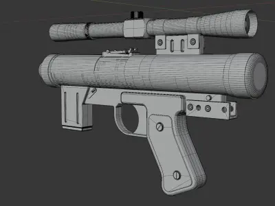 SE-14R Light Repeating Blaster 3D model