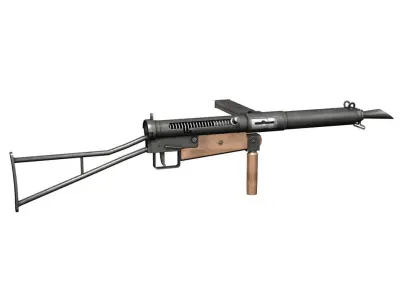 Sten MK I Submachine Gun 3D model