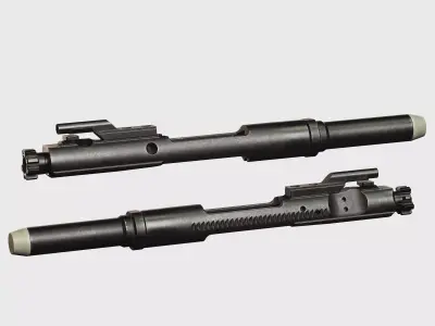 Colt - AR-15 Bolt Carrier Group - Replica Low-poly 3D model