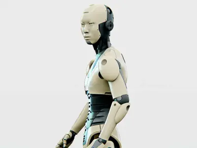 ANDROID M-3000  Rigged for Unreal Engine - Unity - MIXAMO  3D model