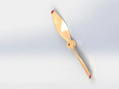 High-Performance 3D Propeller Design Detailed SolidWorks Model 3D print model