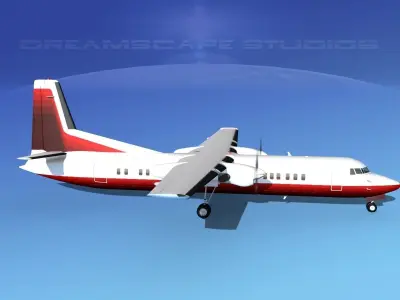 Fokker F-60 Corporate 4 3D model