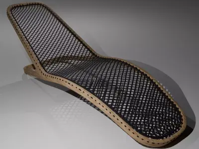 Deck Lounger Free 3D model