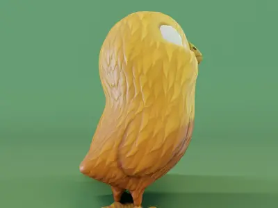 Chicken 3D Model bird Low-poly 3D model