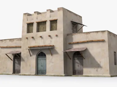 Arab xx3 Low-poly 3D model