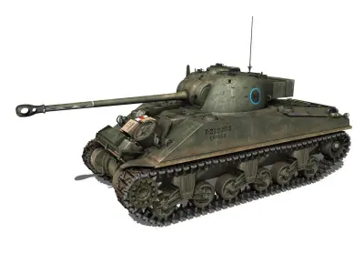 Sherman MK VC Firefly - Chaser 3D model