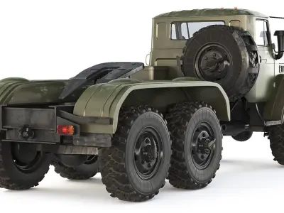 Ural 4420 1978 3D model