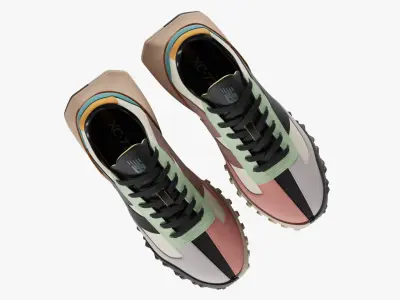 New Balance XC72 Multicolor 3D model