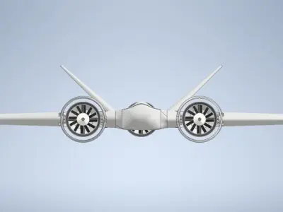 Vtol Drone 3D print model