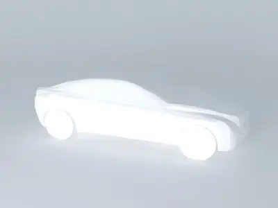 NEG Sedan car Template Free 3D model