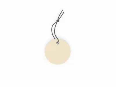 Sale Brand label tag realistic 3d model 3D model