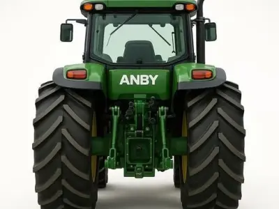 Tractor Low-poly 3D model