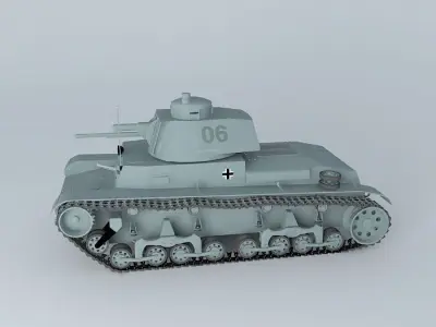 Panzer 35 t 3D model