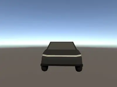 Tesla Cybertruck low poly Low-poly 3D model