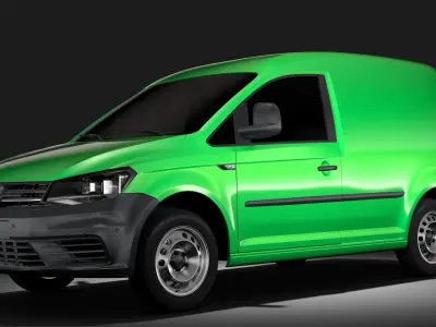 Volkswagen Caddy Panel Van L1 2017 3D model