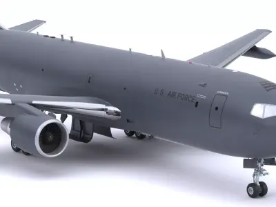 Boeing KC-46 Pegasus with Cockpit 3D model