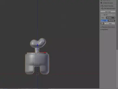 Among Us Player and Platform 3D model