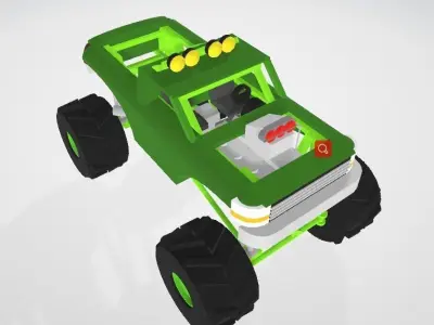 monster trunk Free 3D model