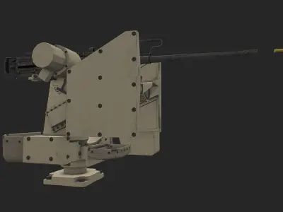 CROWS KONGSBERG M2 Low-poly 3D model