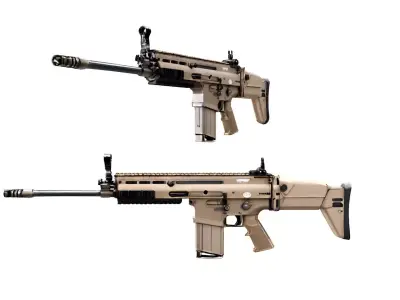 SCAR 17S DMR 3D model