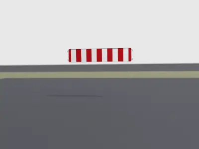 Construction Barrier Version 2 600-33 250x1200mm 3D model