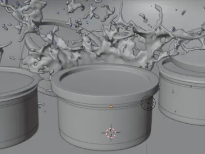 Premium Yogurt 3D Model and Animated Simulation 3D model