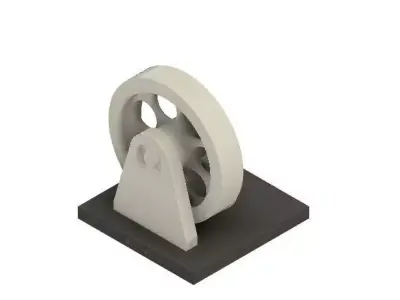 Elbow Steam Engine 3D model