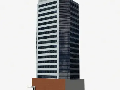 Freeman Fox House Low-poly 3D model