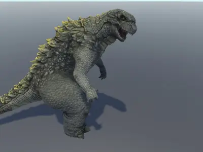 Godzilla Monster 3d Model  3D model