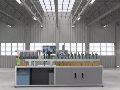Sorting machine 3D model