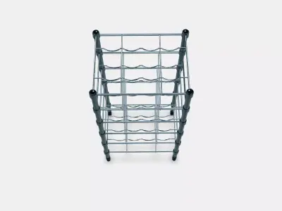 OMAR Bottle shelf Low-poly 3D model