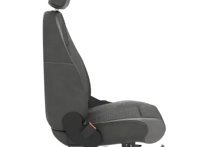 Car seat 3D model