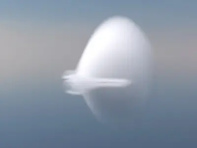 High Speed Sonic Compression Cloud VDB For Blender 3D model