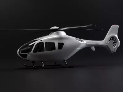 Helicopter Canvas 3D model