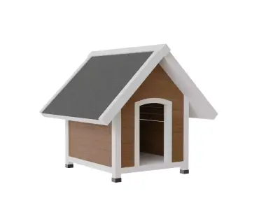 Dog House  Free 3D model