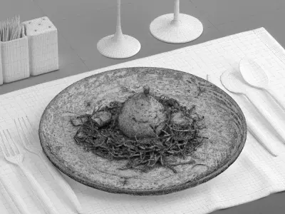 Chicken in bag 0005 3D model