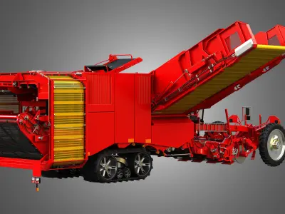 Varitron Potato Harvester 3D model