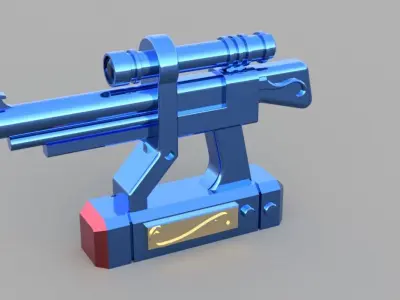 BRAVESTAR GUN 3D model