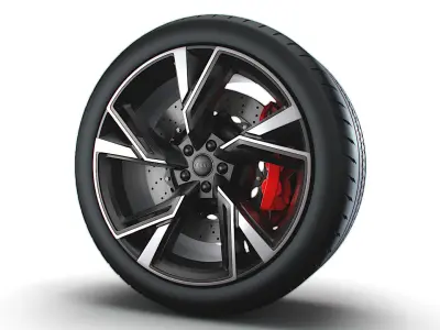 Audi RS6 wheel 3D model