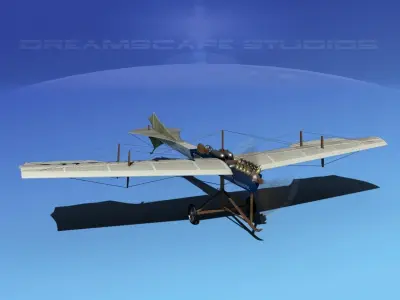 Antoinette Monoplane V04 3D model