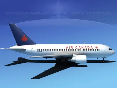 Boeing 767-100 Air Canada 2 3D model