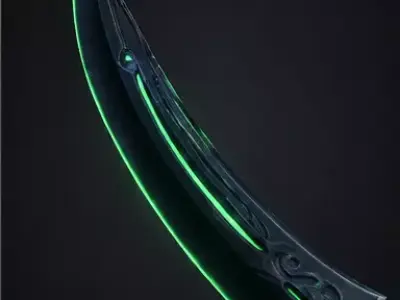 Void Emerald Low-poly 3D model