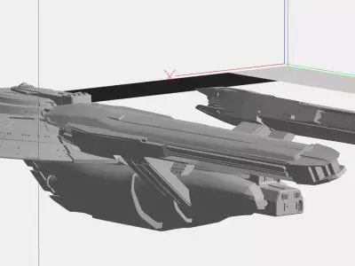 USS Crater - federation star ship 3D print model purchase