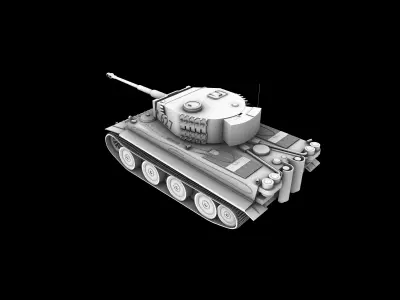 Panzer VI Tiger Tank ACE 3D model