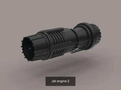 Jet and rocket engines 3D Model Collection