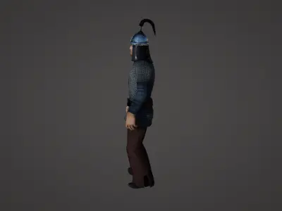 Orak Character Animated Free low-poly 3D model