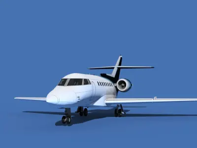 Hawker Siddley 1000 V10 3D model
