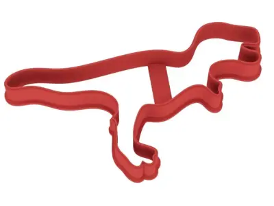 Dinosaur treks 1 cookie cutter for professional Free 3D print model