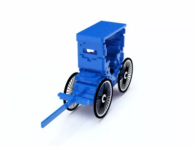 buggy lego model 3D model